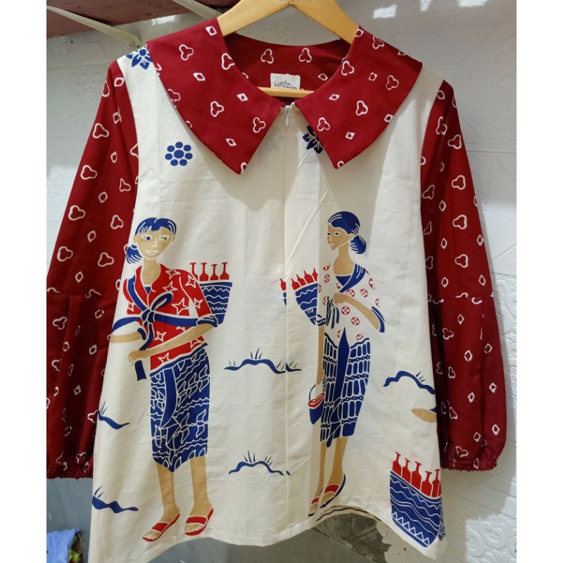 Cantika blouse batik mbok jamu