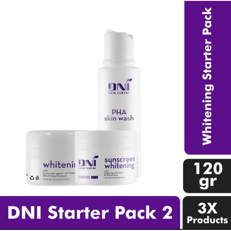 DNI PAKET WHITENING DAPAT 3 PCS| PHA SKIN WASH,SUNSCREEN WHITENING,NIGHT CREAM HHQM