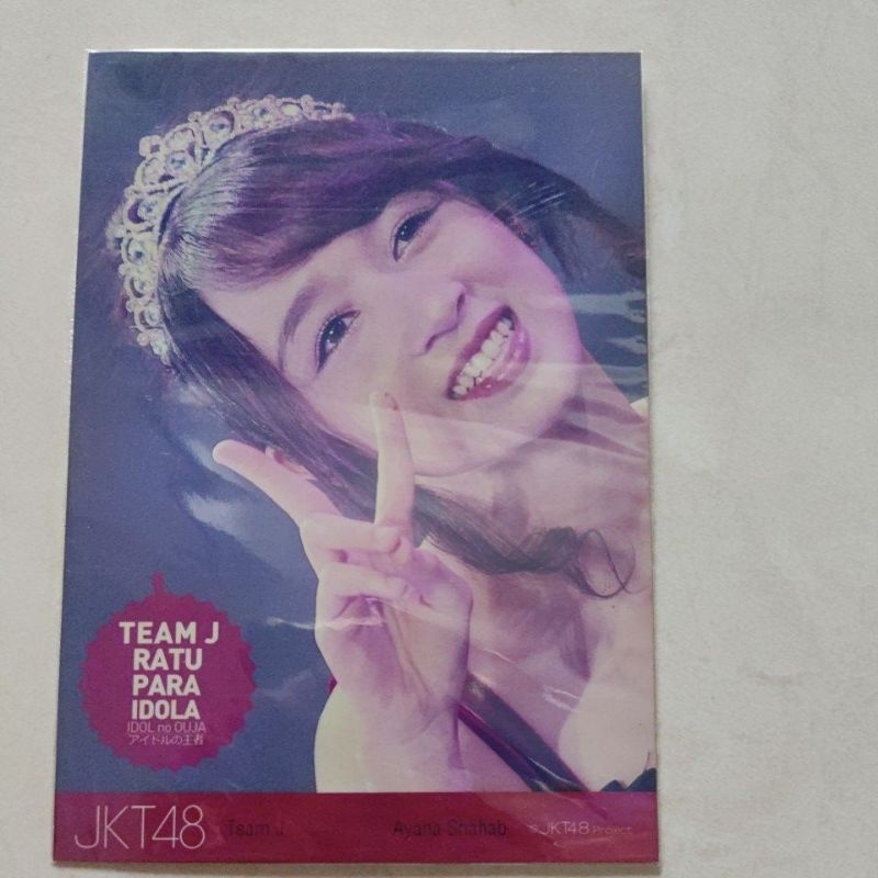 pp photopack ayana setlist team j : idol no ouja jkt48