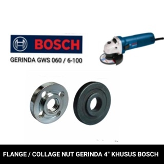 flange / collage nut / baut pengunci mata gerinda 4"