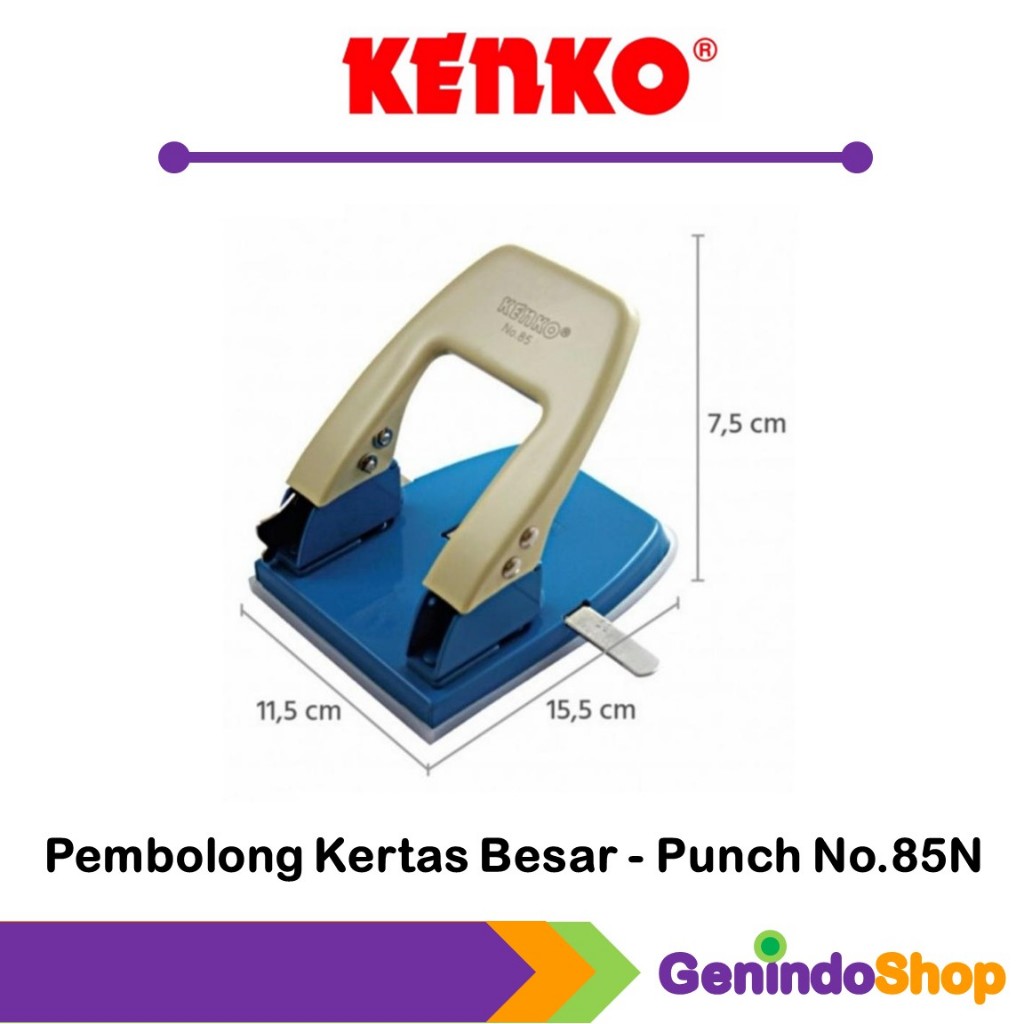 

Pembolong Kertas Besar / Punch No.85N Kenko