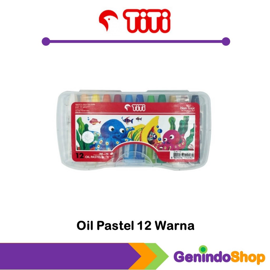 

Tk1- Crayon Titi 12 Warna Oil Pastel