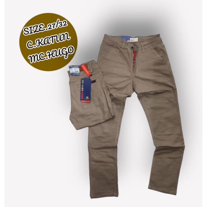 celana katun panjang pria mc hugo pria terbaru