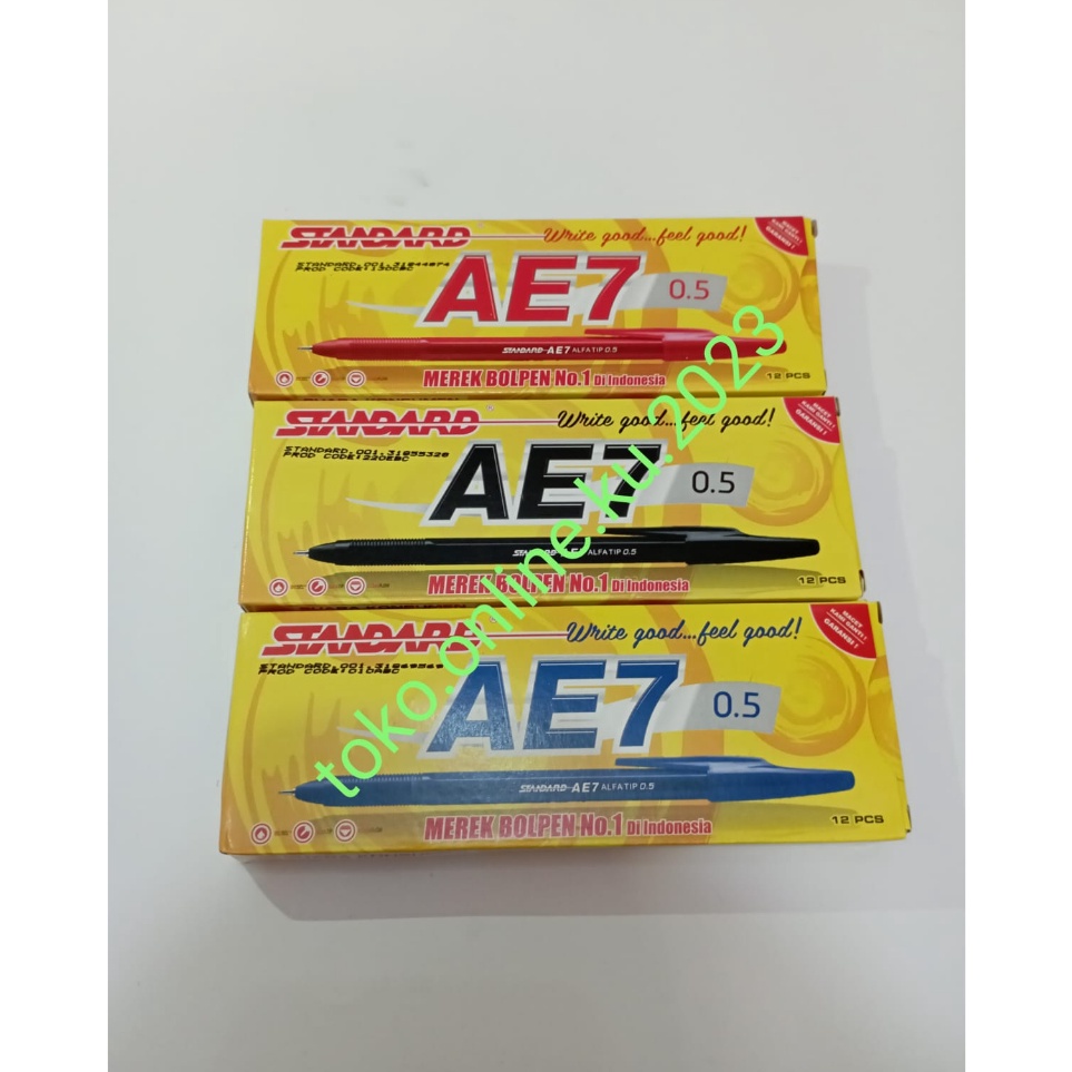 

Buruan Beli standart pulpen AE7 HITAMBIRUMERAH