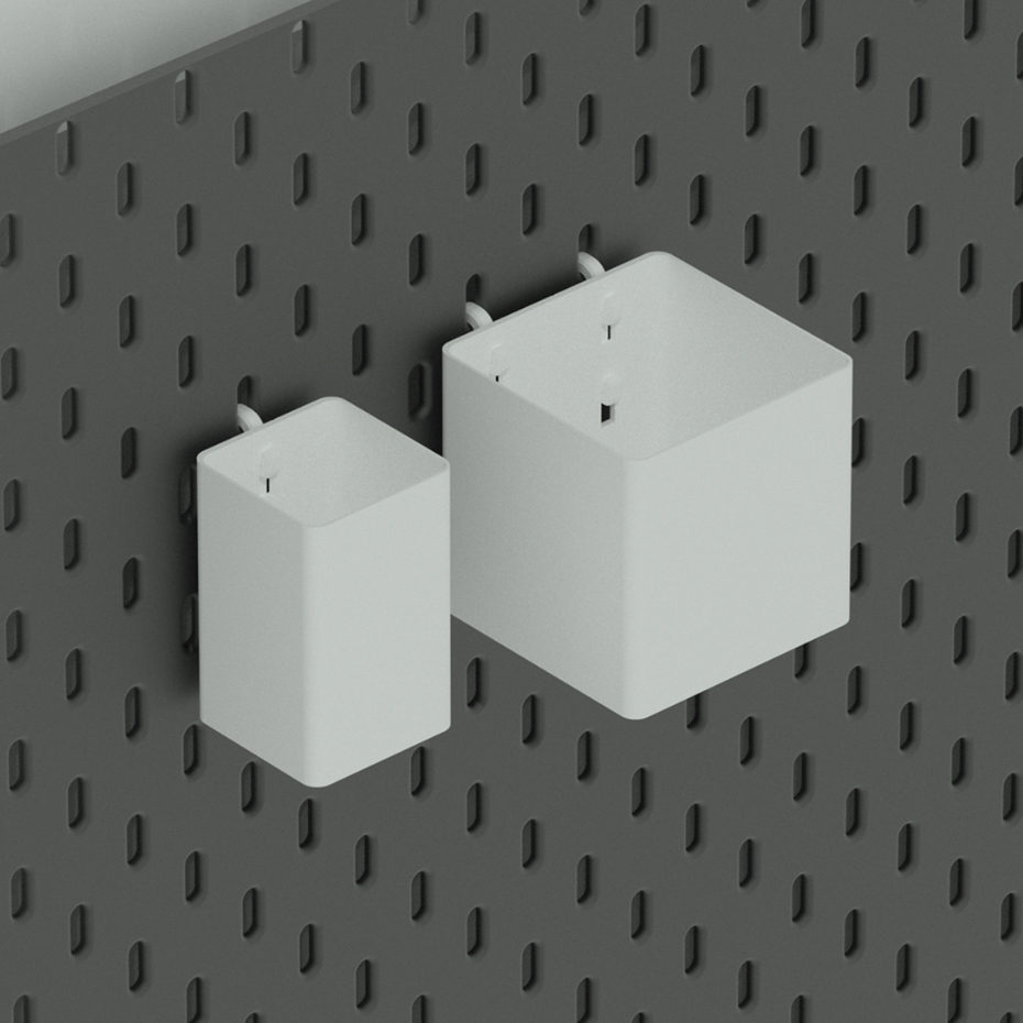 

Kotak Pensil / Pencil Box / Tray Alat Tulis Kantor untuk Pegboard