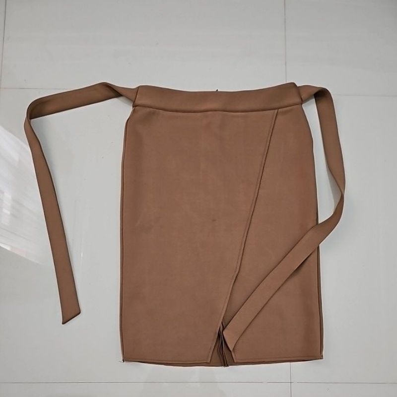 Le Bijou Brown Midi Skirt