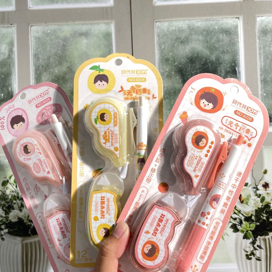 

Correction Tape 3 in 1 2 Tipex 1 Pulpen XDM6228 Motif LUCU CUTE Tipex 1 Set isi 2 PCS 1 Pen Edisi Spesial Alat Tulis Sekolah dan Kantor Kekinian Kualitas Terbaik bisa Grosir dan COD