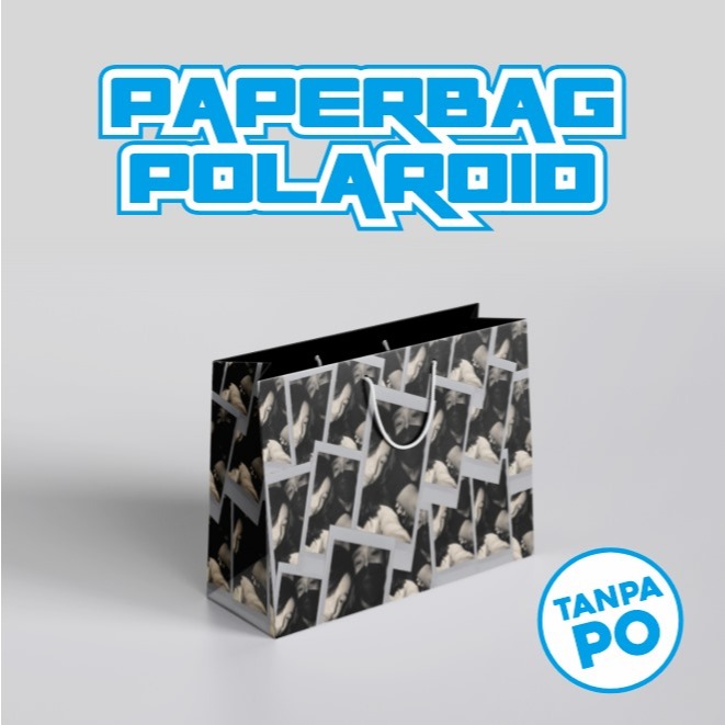 

PAPER BAG POLAROID/ Paperbag kado custom foto GRATIS DESAIN