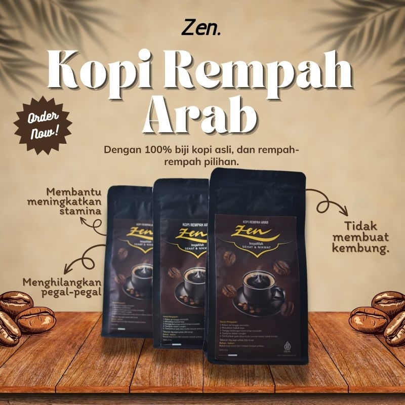 

Kopi Zen Rempah Arab/Kopi Rempah