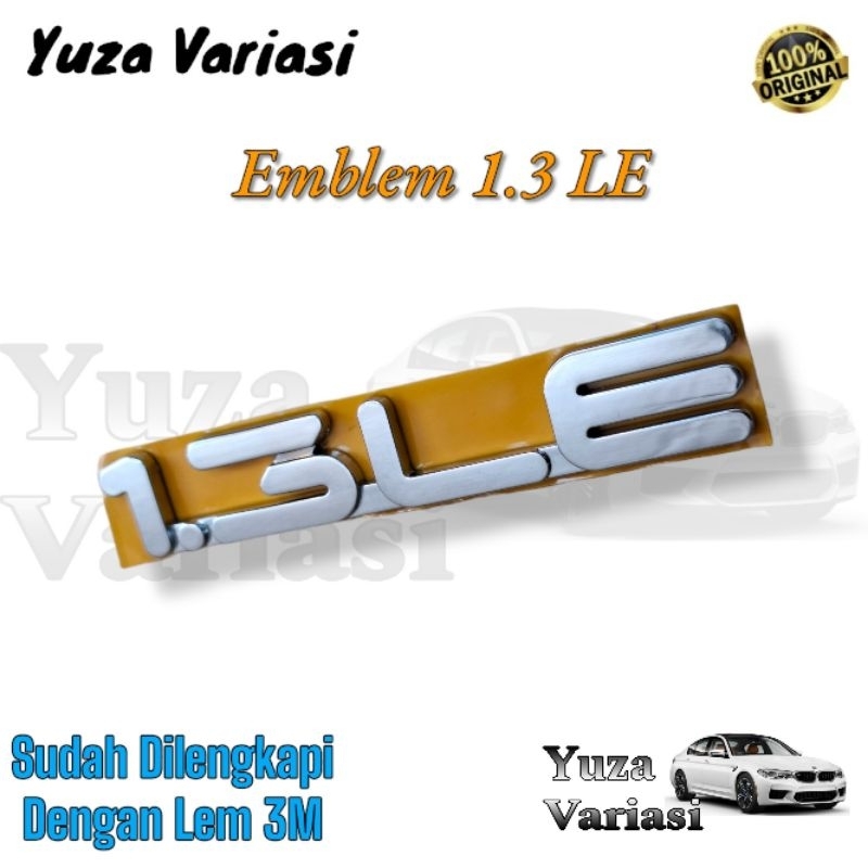 EMBLEM 1.3LE TARUNA ORIGINAL/EMBLEM TULISAN 1.3LE DAIHATSU TARUNA ORIGINAL SATUAN // Emblem 1.3 LE M