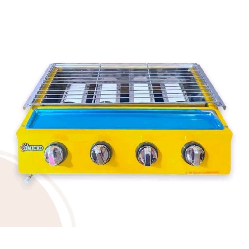 KOMPOR PANGGANGAN OMICKO 4 TUNGKU kompor bakaran 4 tungku kompor grill 4 tungku kompor pemanggang 4