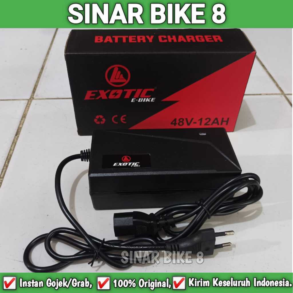 Charger Sepeda Listrik Exotic 48volt 12 Ah