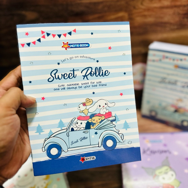 

bib Buku Tulis Karakter Kuromi NEWSTAR 38 Lembar Isi 10 Pcs