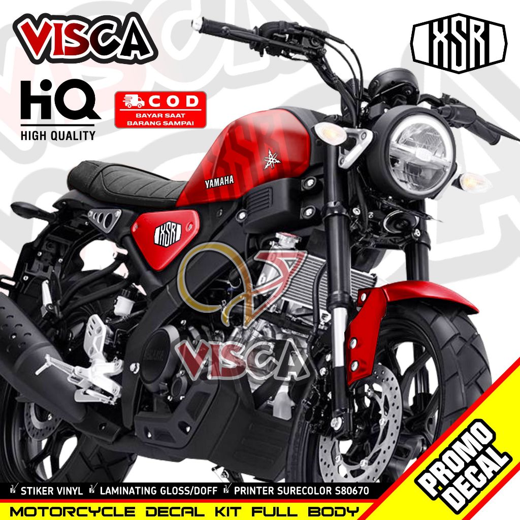 Stiker Xsr Decal Xsr 155 full body Striping Xsr 155 POLOS