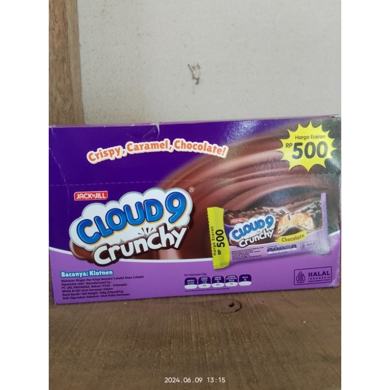 

Box Cloud 9 cruncky 500 an coklat