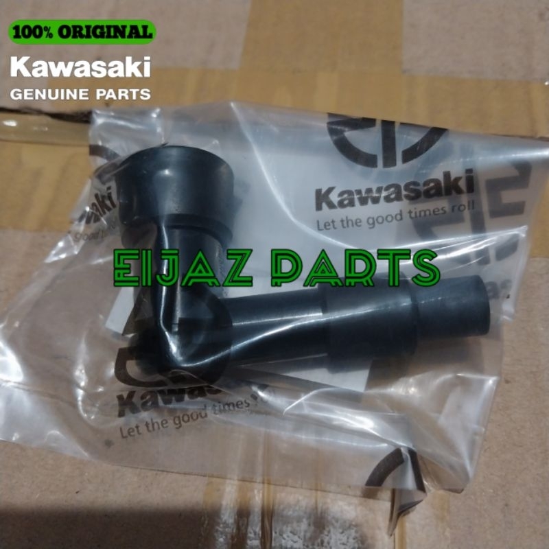 cangklong busi cap busi klx 150 sm se original kawasaki