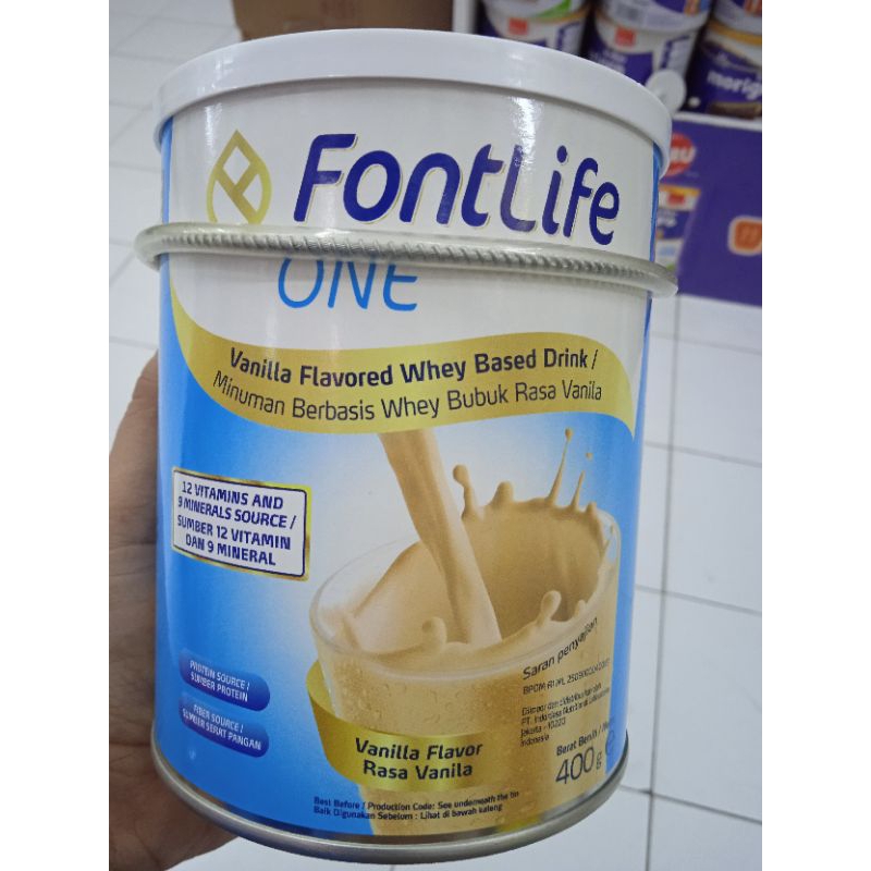 

Fontlife One 400gr rasa vanila