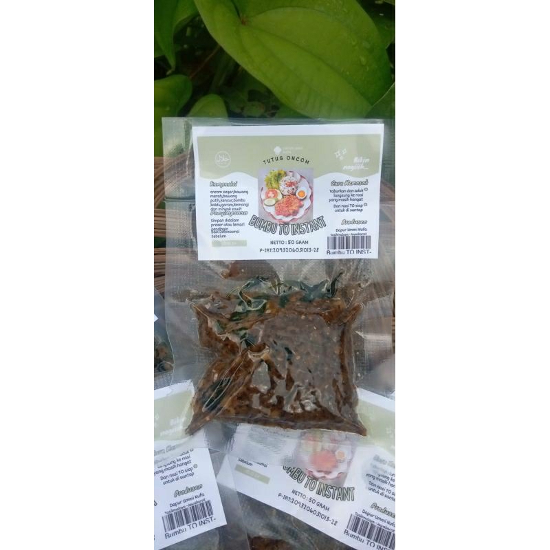 

Bumbu TO Instant khas Tasikmalaya