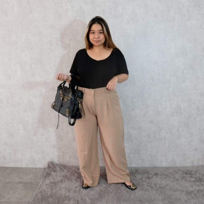 IWEARALICE EMETA KULOT KAIN KANTOR BIG SIZE JUMBO