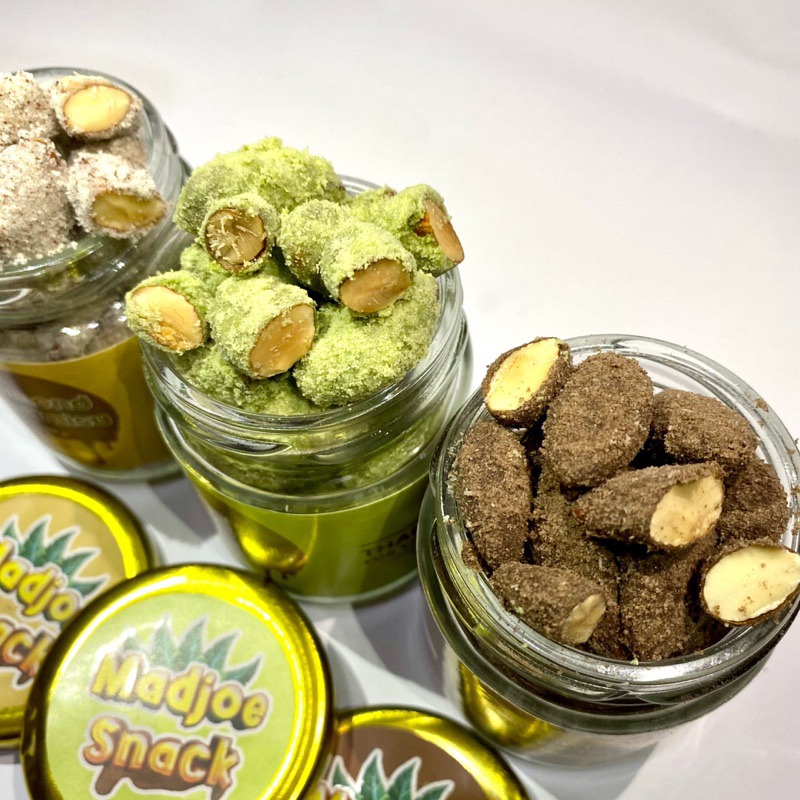 

{PAKET BUNDLING} CHOCO MELTED 3 VARIAN RASA CEMILAN ALMOND SEHAT COKLAT TIRAMISU MATCHA