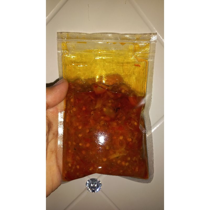 

sambal cumi asin pedes mercon