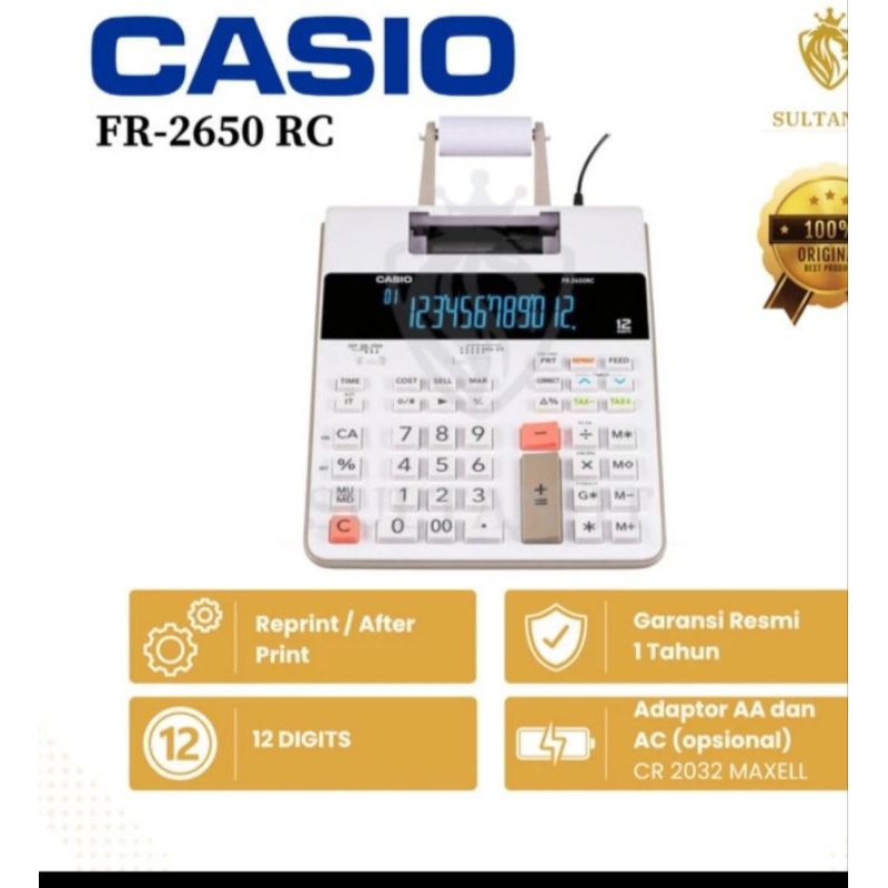 

Kalkulator Print Casio FR-2650 Rc