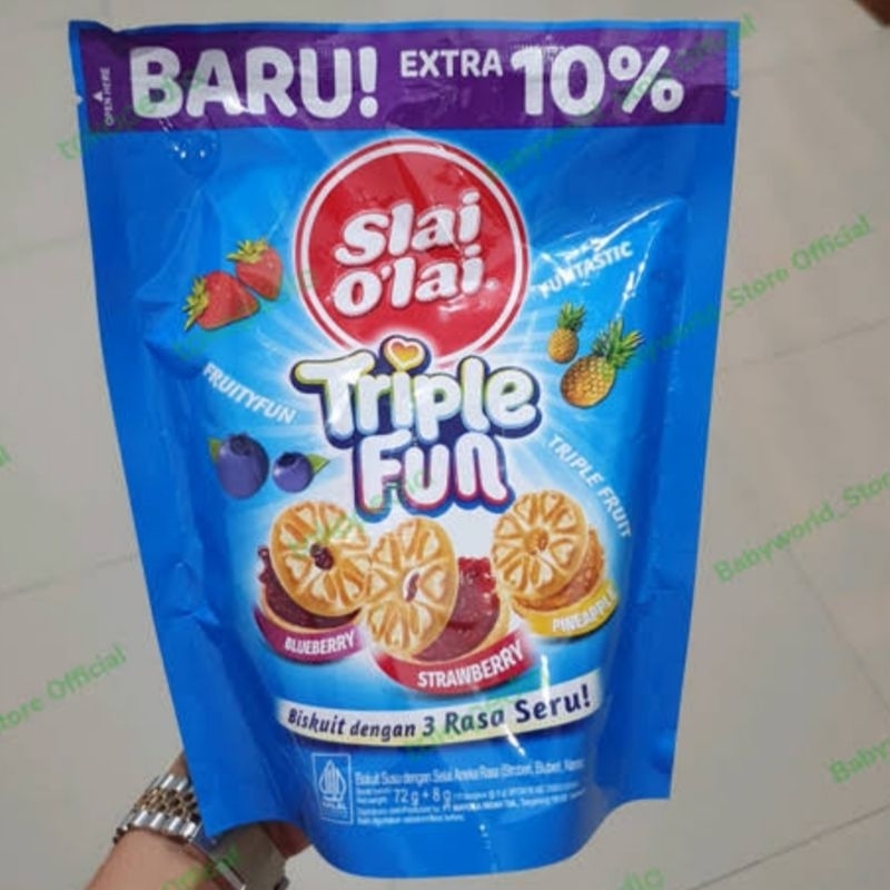 

Slai Olai Triple Fun Pouch isi 10pcs