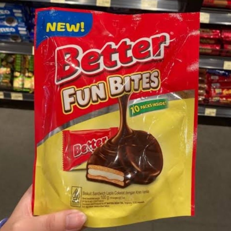 

Better Fun Bites Pouch 100gr isi 10pcs