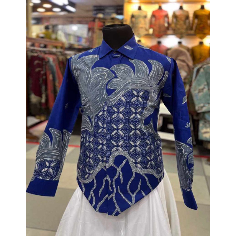 KEMEJA BATIK PRIA LENGAN PANJANG BATIK KATUN THAMRIN CITY
