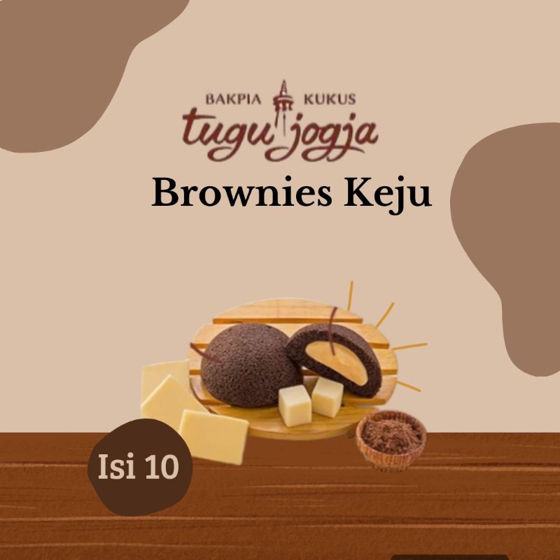 

Bakpia Kukus Tugu Jogja Rasa Brownies keju Isi 10