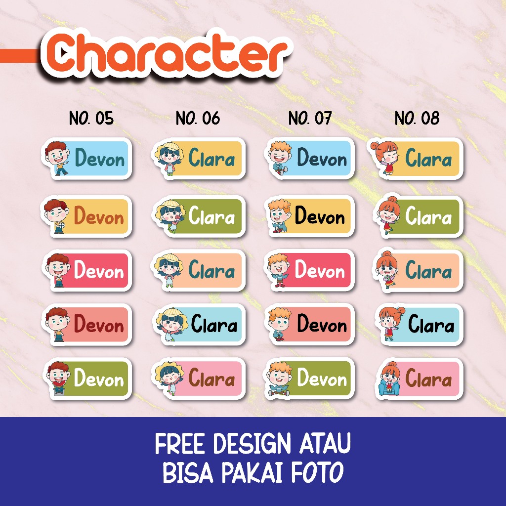 

MilL 70 PCS Stiker Baju Ekonomis / Stiker Kain Sablon Press Setrika Anti Luntur