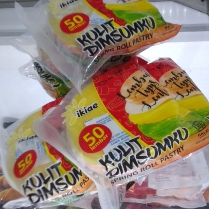 

KULIT DIMSUM WARNA (1pack warna hijau oren kuning )ISI 50