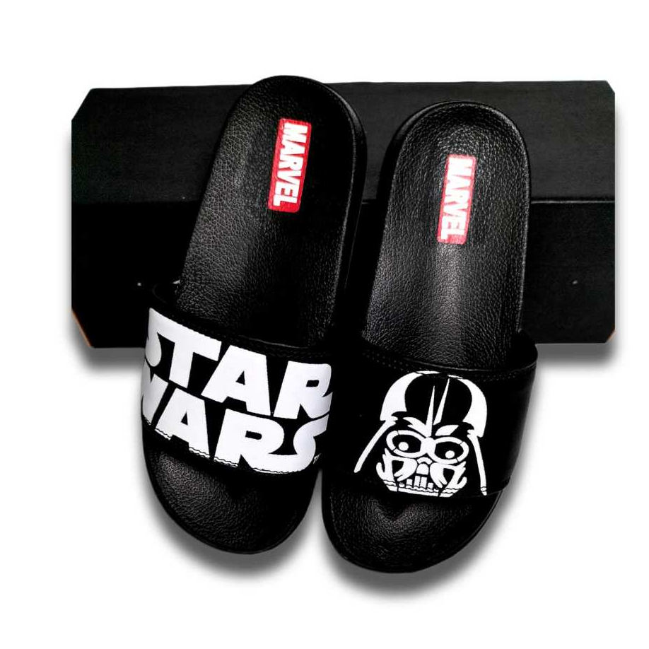 Sandal Slide SW sablon - Sandal slide Anak & Dewasa - Sandal slide - Sandal slop - Sandal anti slip 
