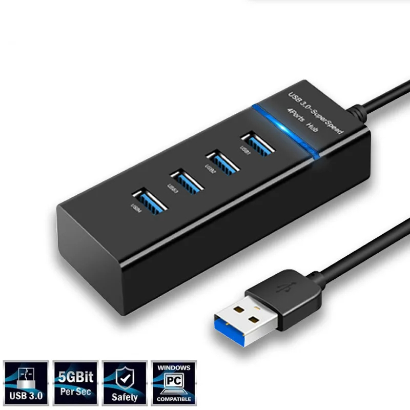 Usb Hub - Usb Hub 4 Port - Usb Hub 3.0