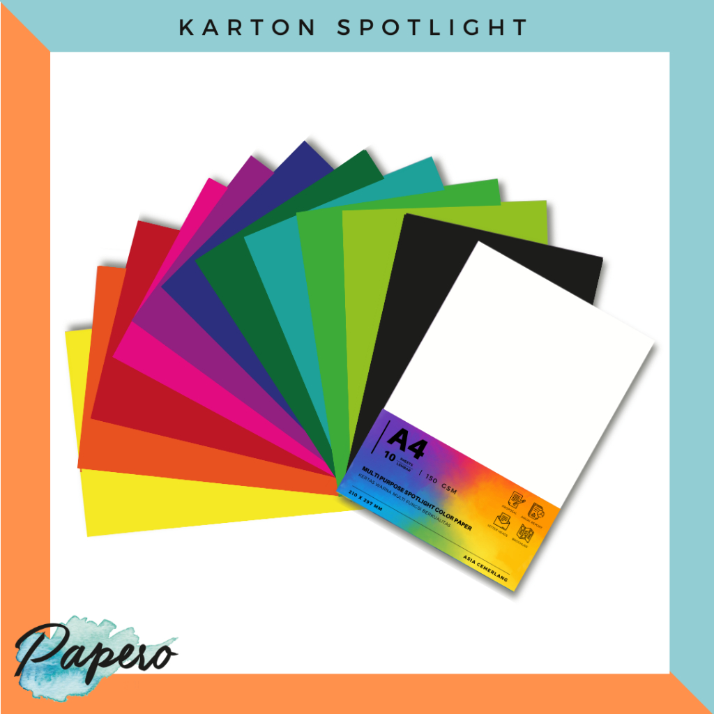 

Kertas Karton Warna Spotlight Multifungsi