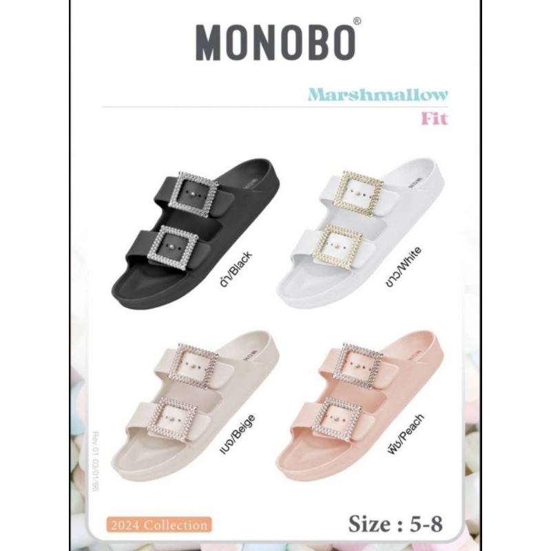 MONOBO SENDAL WANITA ORIGINAL MARSHMALLOW SANDAL