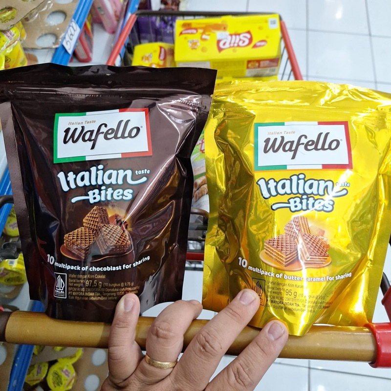 

WAFELLO wafer krim italian taste 95/97,5gram