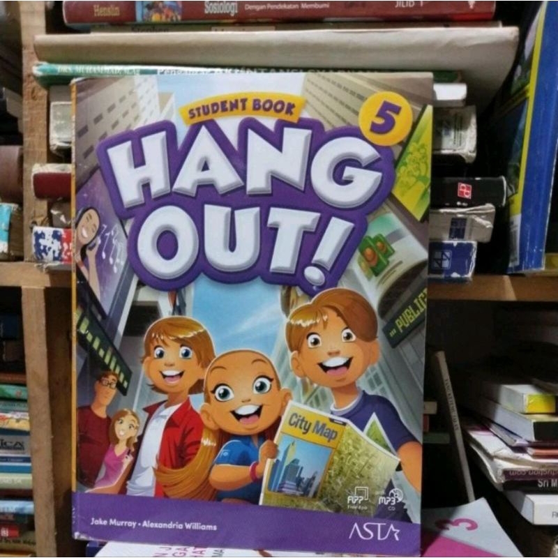 (preloved | booked) Hang Out 5 student book workbook