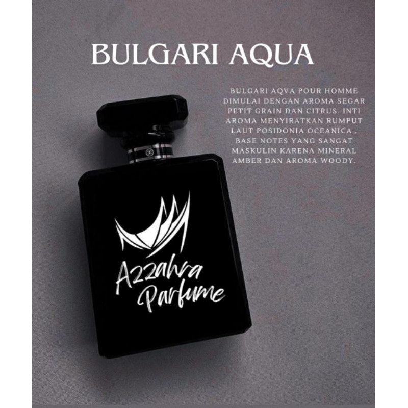 PARFUM BULGARI AQUA /PARFUM REFIL PARFUM PRIA WANITA PREMIUM NON ALKOHOL 20ML-100ML