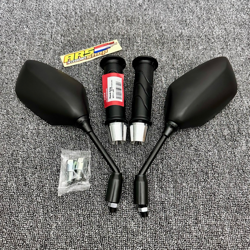 SEPAKET Grip Honda + Spion Pcx Spion Motor Honda Yamaha PCX 150 New PCX 160 VARIO 160 Model Standart