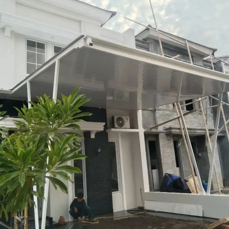 Kanopi Bandung Kanopi Plafon Kombinasi Alderon Rangka hollow galvanis