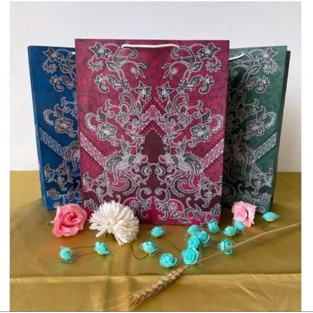 

(1PCS) Paperbag Batik Paper Bag Coklat Banci Ukuran Kecil Sedang Besare Jumbo Packing Souvenir Pesta Ulang Tahun Paperbag