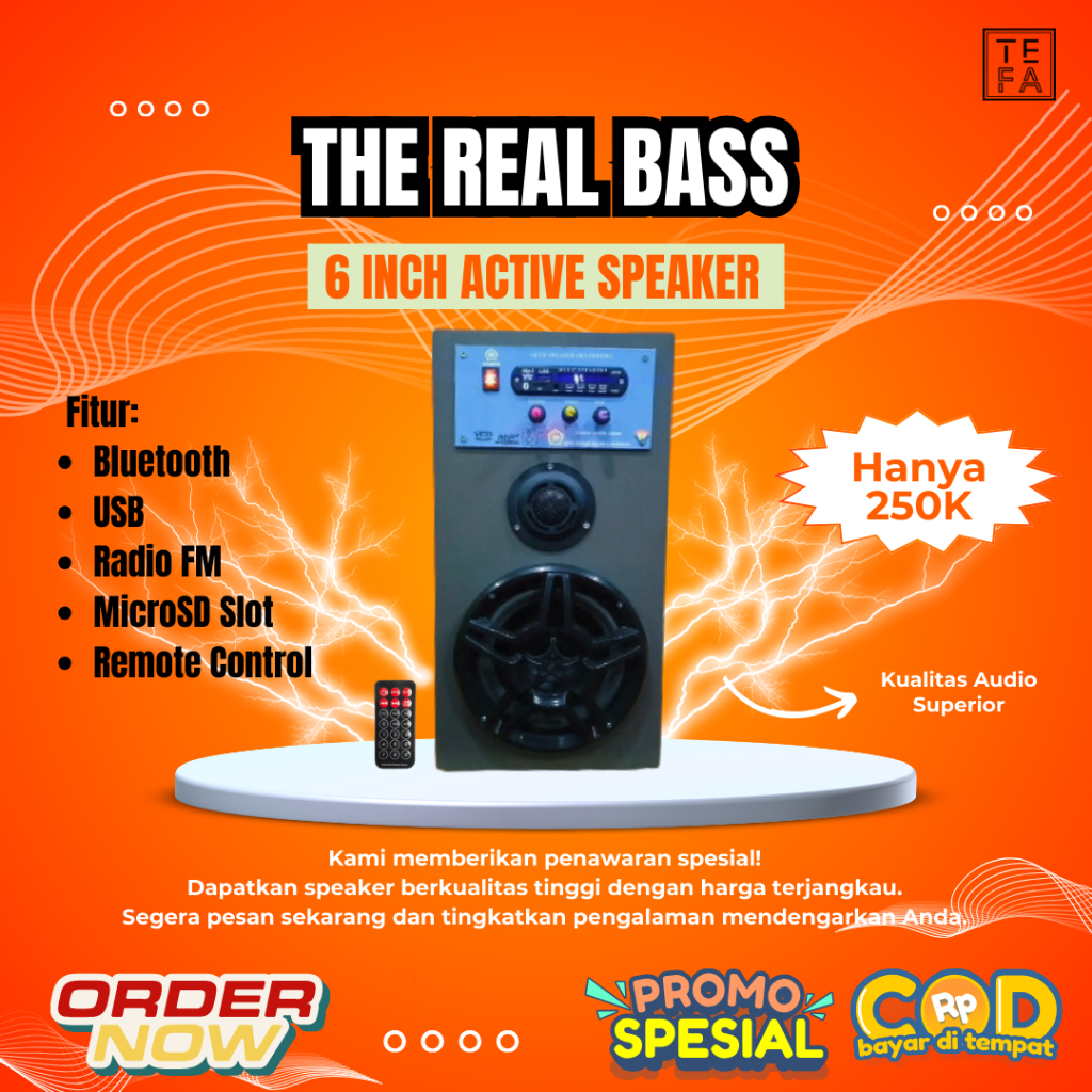 Speaker Aktif MP3 Bluetooth