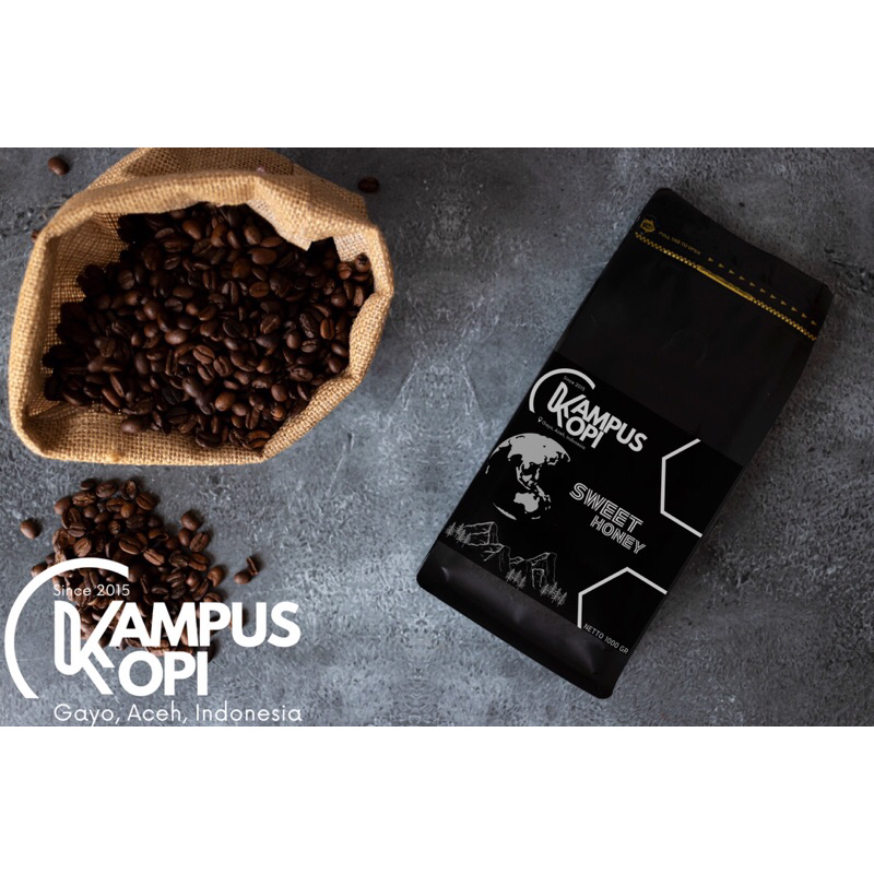 

KAMPUS KAMPUS KOPI ARABIKA GAYO SWEET HONEY 500 gram