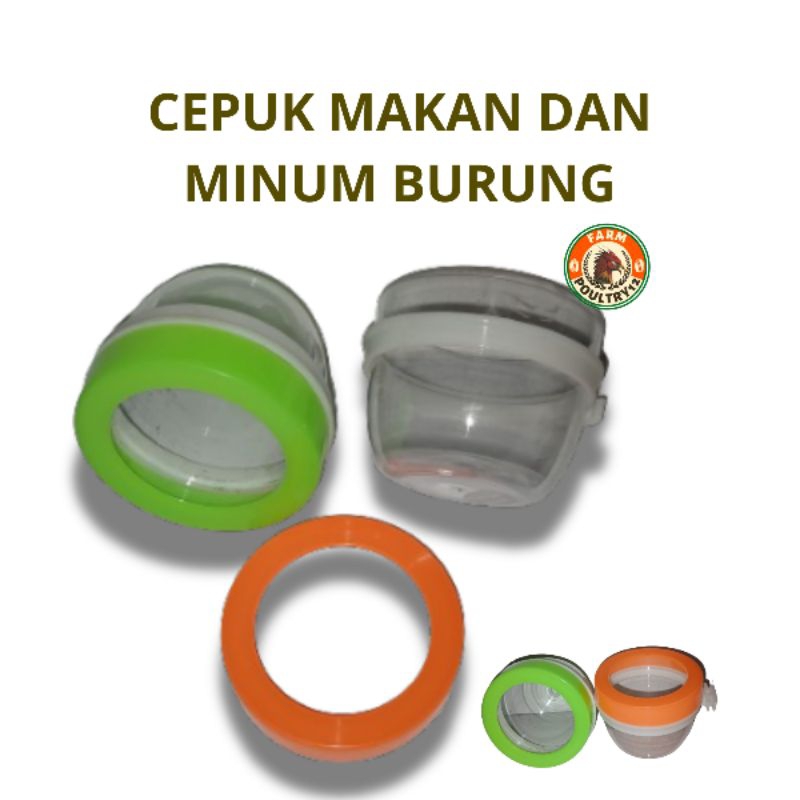 CEPUK BURUNG ANTI TUMPAH A3 CEPUK BURUNG LOVEBIRD CEPUK BURUNG PLECI CEPUK BURUNG SOGON CEPUK BURUNG