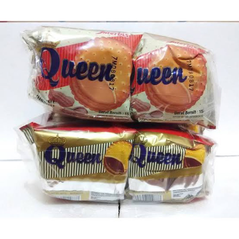 

Interbis Queen Kacang/Coklat (isi 10bks)