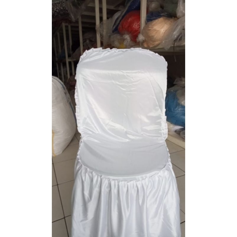 Sarung kursi napolly 101 putih rample
