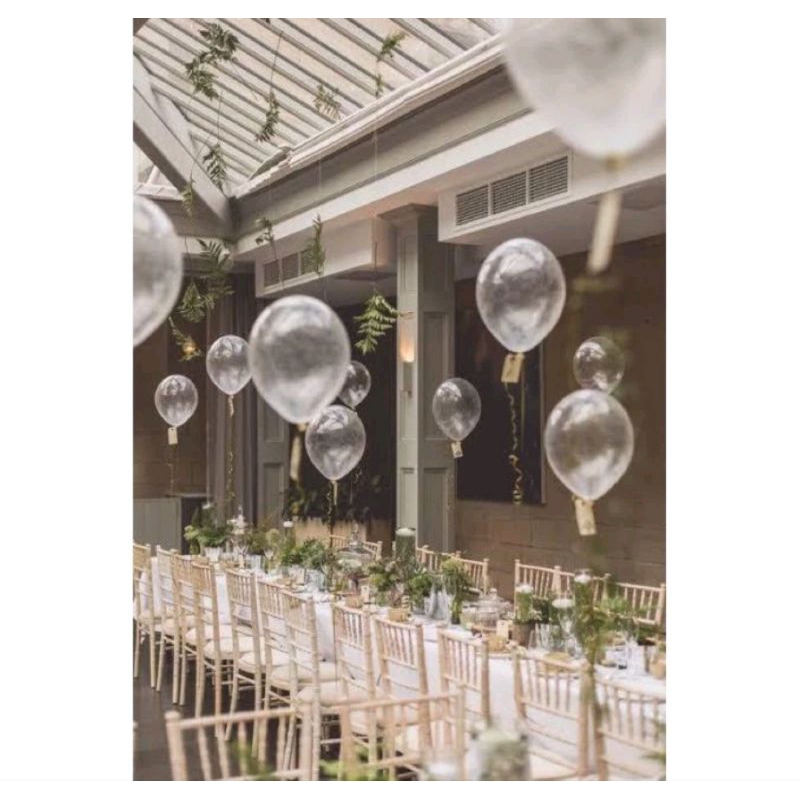 Balon transparan bening untuk ulang tahun birthday party