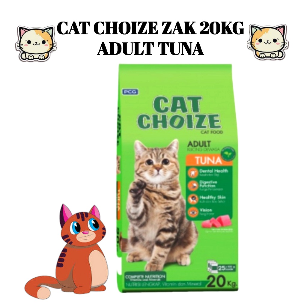Cat Choize Adult Tuna 20kg 20 kg Makanan Kucing Dewasa Choice Choise