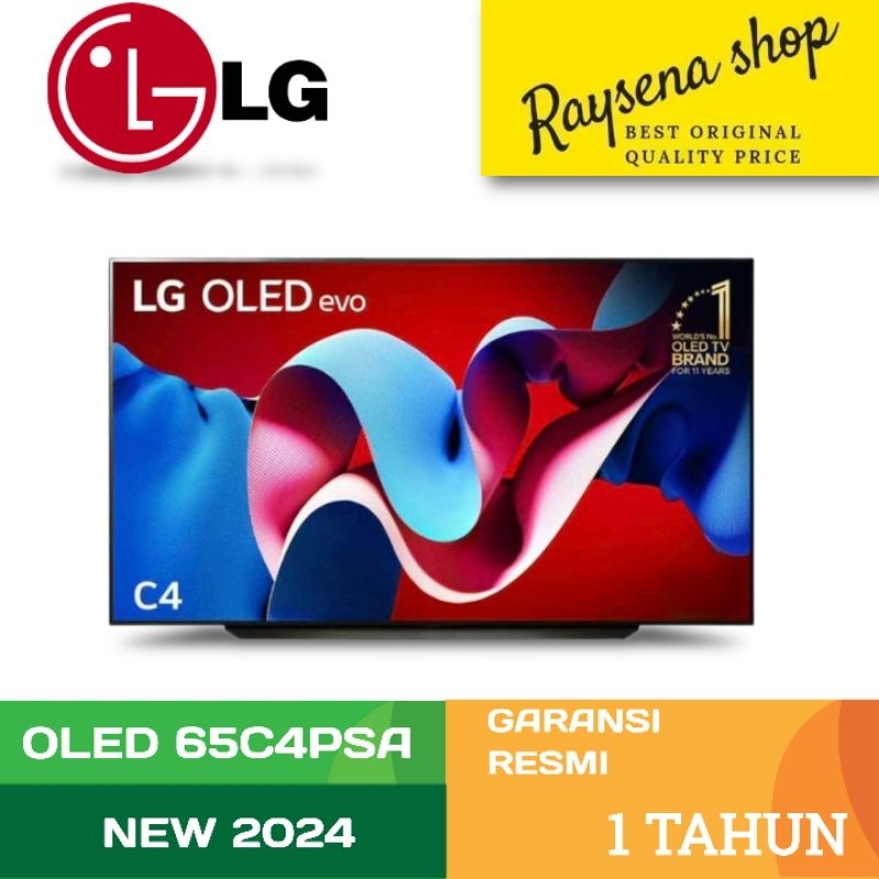 TV OLED 65 Inch LG OLED C4 LG 65C4 OLED 65C4PSA 4K Smart TV Pengganti 65C3